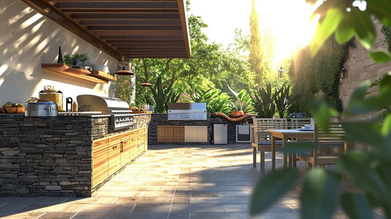 Outdoor Kitchen Building