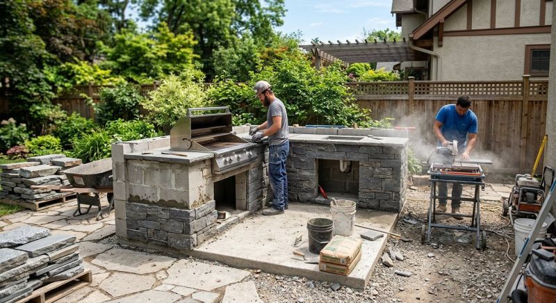 Outdoor Kitchen Construction in Monterey, CA
