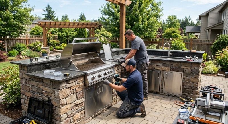 Outdoor Kitchen Construction in Sonoma County, CA