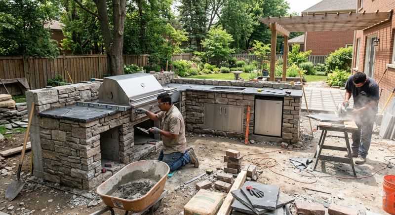 Outdoor Kitchen Installation in Marin County, CA