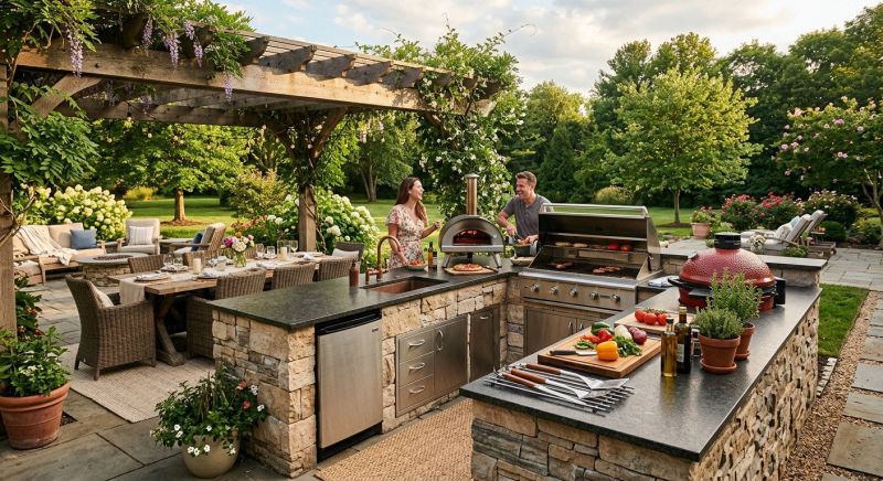 Outdoor Kitchen Installation in Monterey, CA