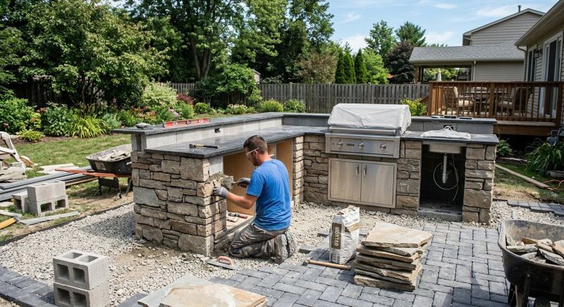 Outdoor Kitchen Renovation in Sonoma County, CA
