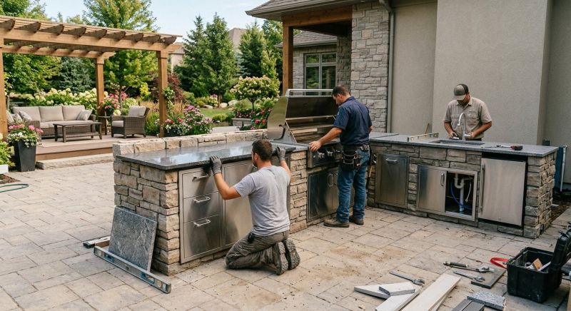 Outdoor Kitchen Renovation in Sonoma County, CA