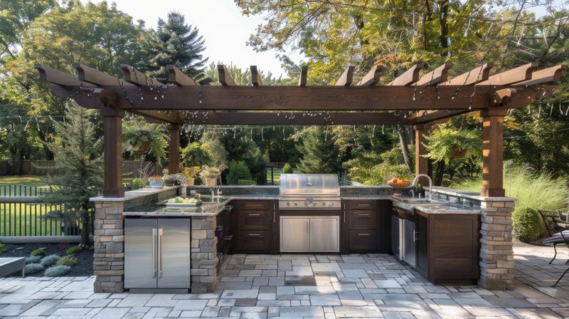 Local Outdoor Kitchen Building pros at work